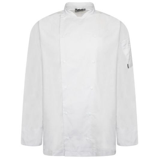 chef jacket long sleeve white
